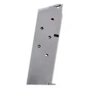 Metalform 1911 Officer .45 ACP Stainless Steel 6-Round Magazine w/ Welded Base Plate / Round Follower - GunMag Warehouse