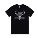Savage Arms Antlers T-Shirt - Black - M - GunMag Warehouse