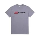 Savage Arms Heather Grey Logo T-Shirt - Gray - 2XL - GunMag Warehouse