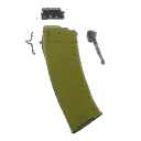 Bulgarian AK-74 5.45x39mm 30-Round Reinforced Steel Lug Polymer Magazine - Green - GunMag Warehouse