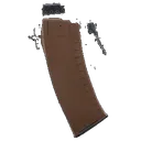 Bulgarian AK-74 5.45x39mm 30-Round Reinforced Steel Lug Polymer Magazine - Brown - GunMag Warehouse