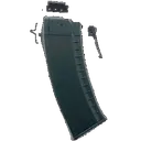 Bulgarian AK-74 5.45x39mm 30-Round Reinforced Steel Lug Polymer Magazine - BLK - GunMag Warehouse