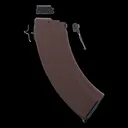 Bulgarian AK-47 7.62x39mm 30-Round Reinforced Steel Lug Polymer Magazine - Plum - GunMag Warehouse