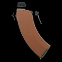 Bulgarian AK-47 7.62x39mm 30-Round Reinforced Steel Lug Polymer Magazine - FDE - 