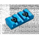 Timber Creek Outdoors M-LOK 3 Slot Picatinny Rail - Blue Anodized - Timber Creek Outdoors