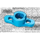 Timber Creek Outdoors M-LOK Quick Disconnect Mounting Point - Blue Anodized - Timber Creek