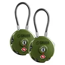 Savior Equipment 3-Digit Steel Cable Lock - 2-Pack - ODG - Savior Equipment
