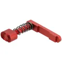 TacFire AR-15 Aluminum Magazine Catch Assembly - Red - GunMag Warehouse