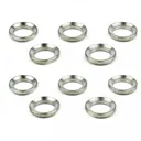 TacFire AR-15 .223 / 5.56 Muzzle Brake Crush Washers - 10 Pack - Silver - Tacfire