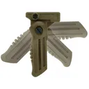 TacFire 4-Position Picatinny Foldable Foregrip - Tan - GunMag Warehouse