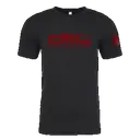T-Shirt Vintage Black with Red Logo XS - GunMag Warehouse