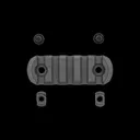 TacFire Polymer M-LOK 5-Slot Picatinny Rail Section - GunMag Warehouse