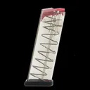 ETS 9mm Rapid Recognition System for Glock Pistol Magazines 2-Pack - Red - GunMag Warehouse