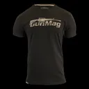 GunMag Vintage Camo Logo T-Shirt - Black with Camo Logo - M - GunMag Warehouse