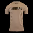 GunMag Western Logo T-Shirt - Quicksand with Black Logo - M - GunMag Warehouse