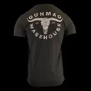 GunMag Longhorn Logo T-Shirt - Black with Gray Logo - 2XL - GunMag Warehouse
