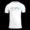 GunMag OnlyMags T-Shirt - White with Black Logo - S - GunMag Warehouse