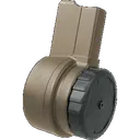 Warrior Systems AR-15 .223 / 5.56 15-Round Drum Magazine - FDE - GunMag Warehouse