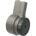 Warrior Systems AR-15 .223 / 5.56 15-Round Drum Magazine - Tungsten Grey - GunMag Warehouse