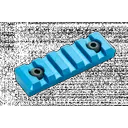 Timber Creek Outdoors M-LOK 5 Slot Picatinny Rail - Blue Anodized - GunMag Warehouse
