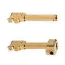 Zaffiri Precision Threadless Compensator for Glock 43 / 43X - Gold TiN - GunMag Warehouse