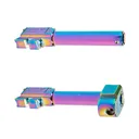 Zaffiri Precision Threadless Compensator for Glock 43 / 43X - Spectrum Rainbow PVD - GunMag Warehouse
