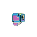 Zaffiri Precision Blowhole Compensator for Glock 43X / 48 Pistols - 1/2x28 - Spectrum Rainbow PVD - GunMag Warehouse