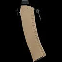 Bulgarian AK-74 5.56x45mm 45-Round Reinforced Steel Lug Polymer Magazine - TAN - GunMag Warehouse