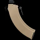 Bulgarian AK-47 7.62x39mm 40-Round Reinforced Steel Lug Polymer Magazine - TAN - GunMag Warehouse
