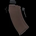 Bulgarian AK-47 7.62x39mm 20-Round Reinforced Steel Lug Polymer Tanker Magazine - Plum - GunMag Warehouse