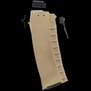 Bulgarian AK-74 5.56x45mm 30-Round Reinforced Steel Lug Polymer Magazine - TAN - GunMag Warehouse