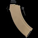 Bulgarian AK-47 7.62x39mm 30-Round Reinforced Steel Lug Polymer Magazine - TAN - GunMag Warehouse