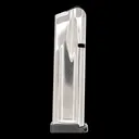 Atlas Gunworks 2011 Slidelock Stainless Steel 9mm 18-Round 126mm Magazine - Gray - GunMag Warehouse