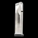 Atlas Gunworks 2011 Slidelock Stainless Steel .40 S&W 20-Round 140mm Magazine - Gray - GunMag Warehouse