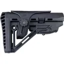 DMA Inc. XTS AR-15 Mil-Spec Carbine Stock w/ Cheek Rest - Black - GunMag Warehouse