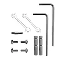 DMA Inc. XTS AR-15 Anodized Anti-Walk Pin Set - Silver - GunMag Warehouse