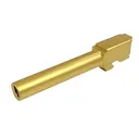 DMA Inc. Crowned Match Barrel for Gen 1-4 Glock 17 Pistols - Gold TiN - GunMag Warehouse