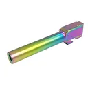 DMA Inc. Crowned Match Barrel for Gen 1-4 Glock 17 Pistols - Chameleon Rainbow - GunMag Warehouse