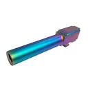 DMA Inc. Crowned Match Barrel for Gen 1-5 Glock 19 Pistols - Chameleon Rainbow - GunMag Warehouse
