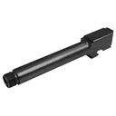 DMA Inc. Threaded Match Barrel for Gen 1-4 Glock 17 Pistols - 1/2x28 - Black Nitride - GunMag Warehouse