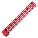DMA Inc. XTS ADZ-Alpha M-LOK Handguard - Red - 15" - GunMag Warehouse