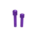 DMA Inc. XTS AR-15 Anodized Extended Takedown Pins - Purple - GunMag Warehouse