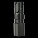 HuxWrx Safety Company 3-Lug Muzzle Device 45 - .578x28 - HUXWRX