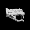 Timney Competition Replacement Ruger 10/22 Single Stage Curved Trigger w/ Silver Housing - Black - GunMag Warehouse