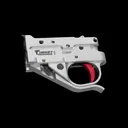 Timney Competition Replacement Ruger 10/22 Single Stage Curved Trigger w/ Silver Housing - Red - GunMag Warehouse