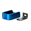 Mec-Gar +2 Aluminum Extended Base Pad for Mags w/ Metal Floorplate - Blue - GunMag Warehouse