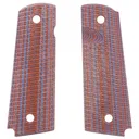 Kimber Team Match Red / Blue Textured G10 Grips for Full Sized 1911 Pistols - GunMag Warehouse