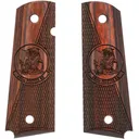 Kimber 494th Fighter Squadron Insignia Smooth / Checkered Rosewood Grips for Full Sized 1911 Pistols - GunMag Warehouse