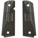 Kimber MARSOC 2nd MRB Engraved Patch Smooth / Checkered Black / Gray Micarta Grips for Full Sized 1911 Pistols - GunMag Warehouse