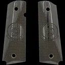 Kimber 393rd Bomb Squadron Engraved Insignia Smooth / Checkered Black Micarta Grips for Full Sized 1911 Pistols - GunMag Warehouse
